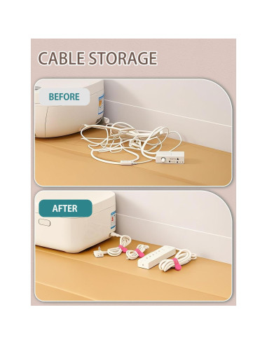 Correas Magnéticas Reutilizables Kanemc - 8 Piezas de Silicona