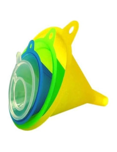 Juego de 5 embudos de plástico TitanOwl multicolor