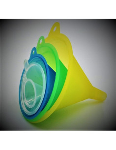 Juego de 5 embudos de plástico TitanOwl multicolor 2