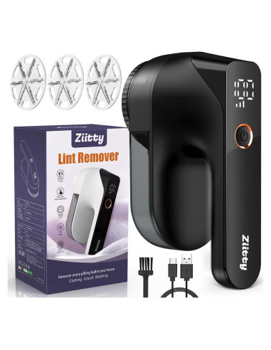 Raspador de Tela Ziitty M1P - Eliminador de Pelusa Recargable