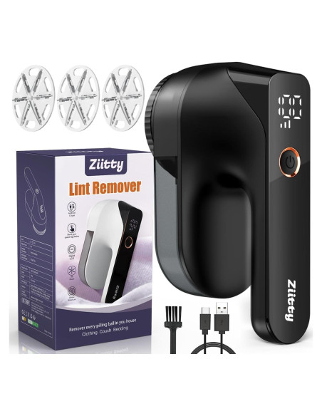 Raspador de Tela Ziitty M1P - Eliminador de Pelusa Recargable