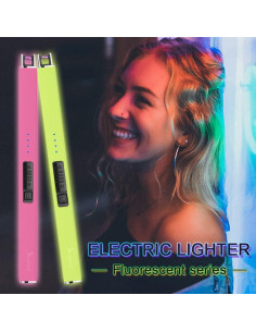 Encendedor Eléctrico Recargable SUPRUS Azul a Prueba de Viento 2