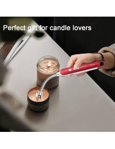 Encendedor Eléctrico SUPRUS Recargable USB Cuello Flexible 10,41 cm 2