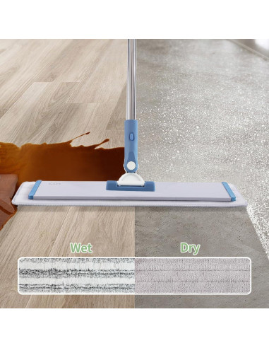 Sistema de limpieza mopas microfibra CQT 45,72 cm con 4 almohadillas