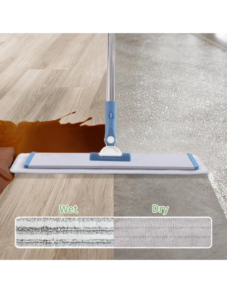 Sistema de limpieza mopas microfibra CQT 45,72 cm con 4 almohadillas