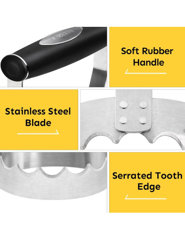 Cortador Manual HULISEN de Acero Inoxidable 7,62 cm