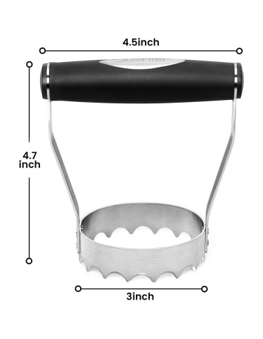 Cortador Manual HULISEN de Acero Inoxidable 7,62 cm