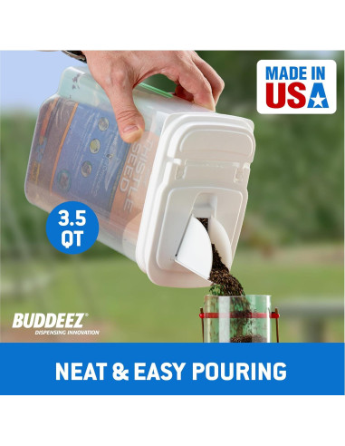 Contenedores de Alimentos para Mascotas Buddeez 8L y 3.3L