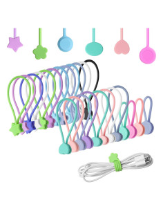 24 Sujetadores Magnéticos de Silicona Solaradgy 19.56 cm