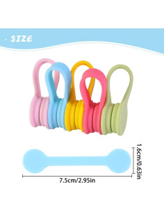 Correas Magnéticas Viaky 6-Pack Organizadores de Cables 2