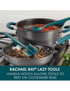 Juego de Utensilios de Cocina Rachael Ray 3 Piezas Teal 2