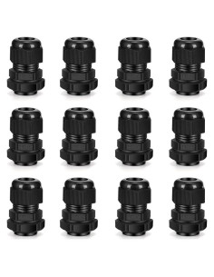 Conector de Cable NPT 12 Piezas IP68 Nylon PA66