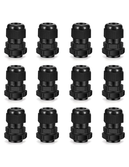 Conector de Cable NPT 12 Piezas IP68 Nylon PA66