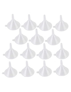 Embudo Mini Johouse 50pcs Plástico Transparente 5,08cm