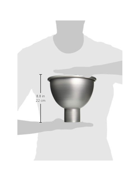 Embudo de Aluminio 4 Cuartos American Metalcraft 1004 22,23 cm