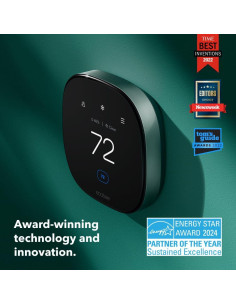 Termostato Inteligente Premium ecobee con Sensor y WiFi 2