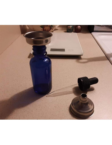 12 Embudos Miniatura Acero Inoxidable Yansanido 3.68 cm