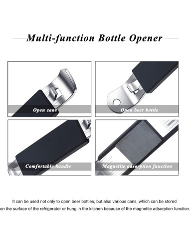 3 Piezas Abrebotellas Magnéticos HANCELANT Acero Inoxidable