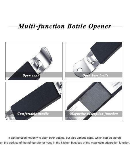 3 Piezas Abrebotellas Magnéticos HANCELANT Acero Inoxidable