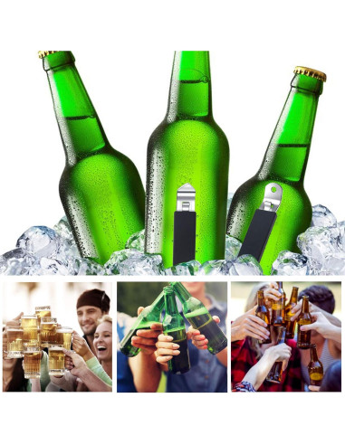 3 Piezas Abrebotellas Magnéticos HANCELANT Acero Inoxidable