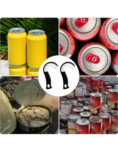 2 Piezas Abre Latas Manual PEUTIER con Agarre Antideslizante