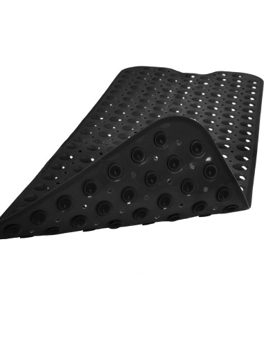Alfombrilla Antideslizante Linoows 99 x 41 cm Negra