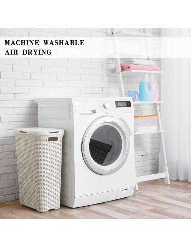 Alfombrilla Antideslizante Linoows 99 x 41 cm Negra