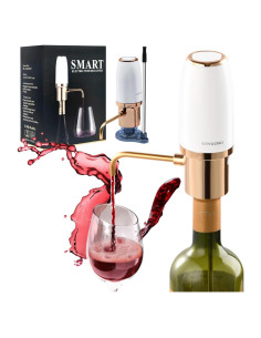 Aerador de Vino Eléctrico SYNWONG 750ml Acero Inoxidable