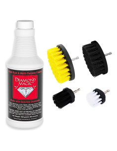 Combo Removedor de Manchas Diamond Magic 20oz + Cepillos