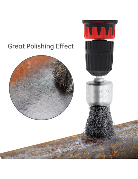 Juego de 18 Cepillos de Alambre FLXDirect para Taladro