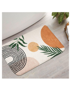Alfombrilla de baño antideslizante Boho bsheuancek 50x81 cm
