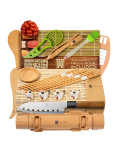 Juego Completo de Sushi 20 Piezas Alas - Kit para Hacer Sushi