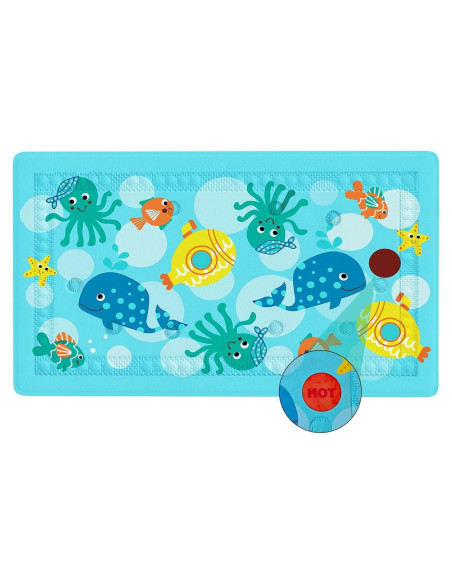 Alfombrilla de Baño Antideslizante GiggleGlow 70x40cm con Indicador de Calor Alfombrilla de Baño Antideslizante GiggleGlow 70x40cm con Indicador de Calor