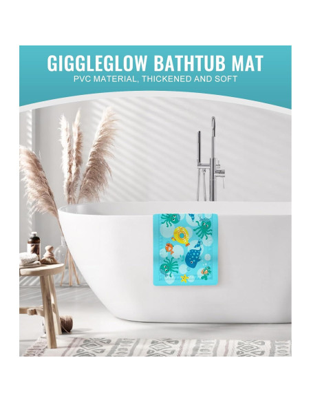 Alfombrilla de Baño Antideslizante GiggleGlow 70x40cm con Indicador de Calor Alfombrilla de Baño Antideslizante GiggleGlow 70x40cm con Indicador de Calor