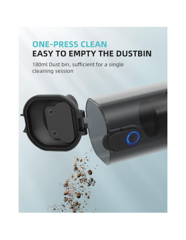 Aspiradora de Coche EBOSSOM V8 Ultra 21000Pa Inalámbrica 4 en 1
