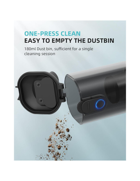 Aspiradora de Coche EBOSSOM V8 Ultra 21000Pa Inalámbrica 4 en 1