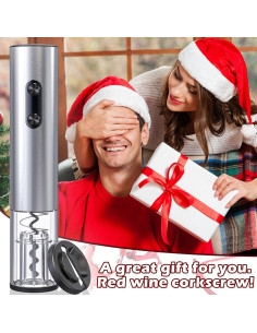 Abridor de Vino Eléctrico AtomDream Tech con Luz LED 2
