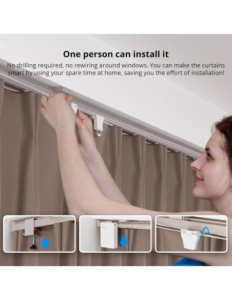 Motor de Cortina Inteligente SONOFF ZBCurtain 5W 8kg