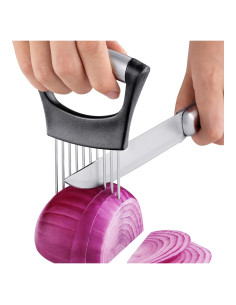 Soporte Cortador de Verduras ESINAM Acero Inoxidable Negro