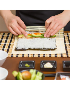 Estera de Sushi Fusión Select 24.1x24.1 cm de Bambú 2