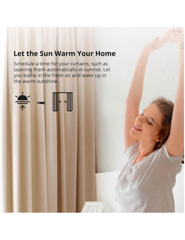 Motor de Cortina Inteligente SONOFF ZBCurtain 5W 8kg