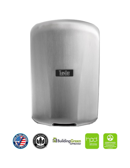 Secador de manos automático Excel Dryer TA-SB, acero inoxidable Secador de manos automático Excel Dryer TA-SB, acero inoxidable