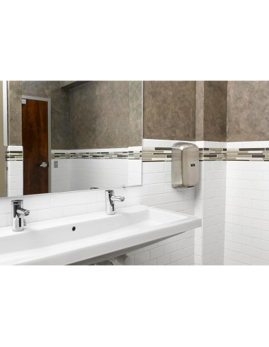 Secador de manos automático Excel Dryer TA-SB, acero inoxidable
