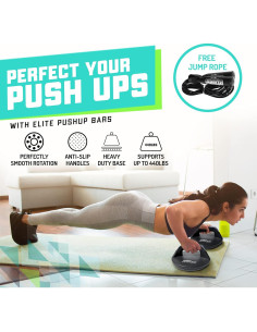 Barras de Flexiones Elite Sportz - Ergonómicas y Robusta 2