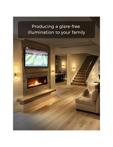 L LOHAS LED Luz Nocturna Enchufable 2 Paquete Regulable 100LM