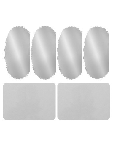 Kit de Herramientas de Cerámica YOKIVE 4 Piezas Acero Inoxidable