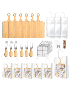 Conjunto de Tablas de Queso Bambú 6 Piezas Denylo Pro