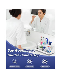 Soporte para cepillos de dientes Homtalker 7 compartimentos 2