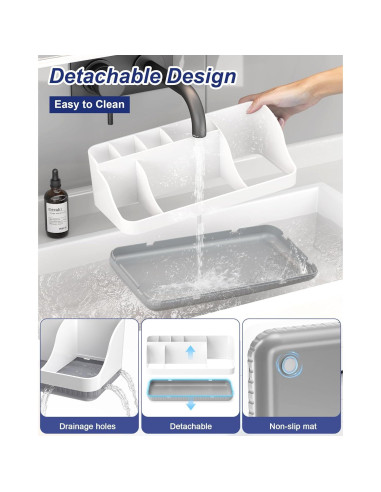 Soporte para cepillos de dientes Homtalker 7 compartimentos