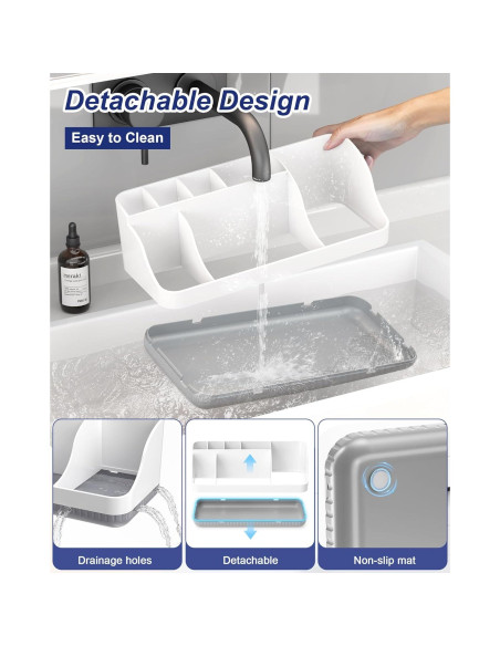 Soporte para cepillos de dientes Homtalker 7 compartimentos